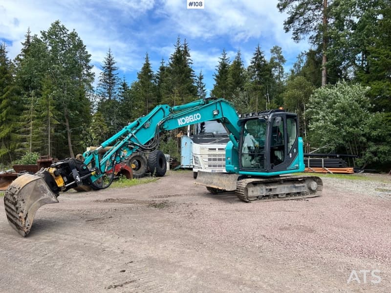 2018 Kobelco SK75 SR m/ 3353 timer!