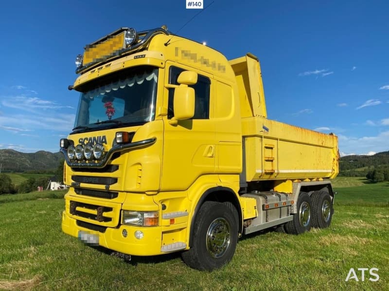 2013 Scania R730 brøyterigget tippbil m/ 2 sett dekk