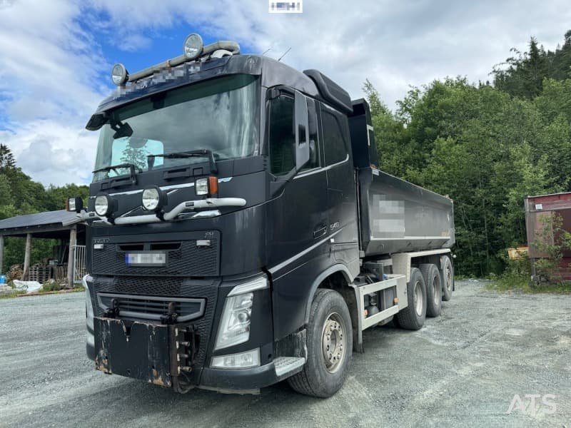 2014 Volvo FH 540 brøyterigget tridem tippbil. Euro 6.