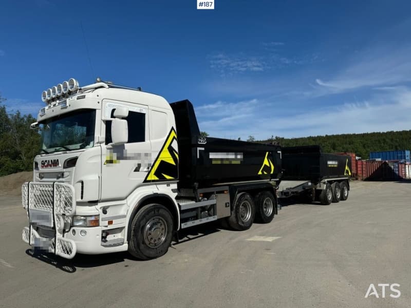 2012 Scania R620 m/ Maur 2007 Henger 