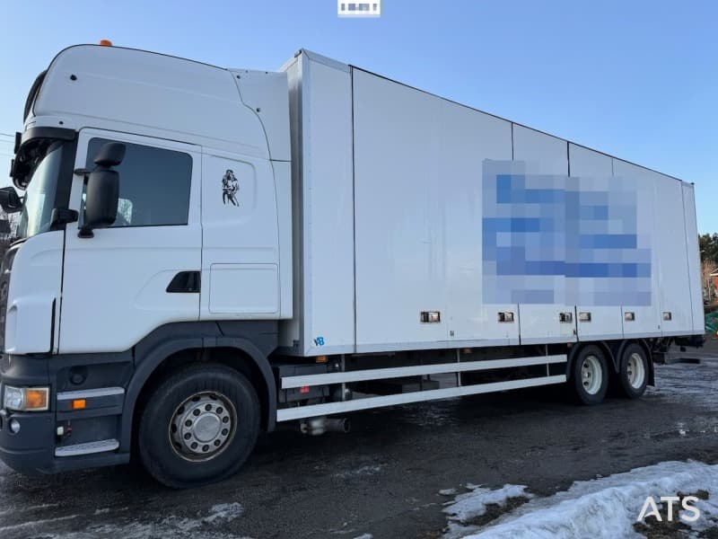 2008 Scania R420LB 6x2 skapbil m/ bakløft REP OBJEKT