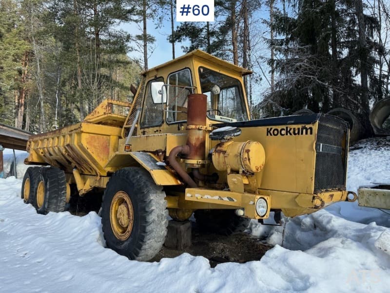 1981 Kockum K-414 6x6 Dump truck